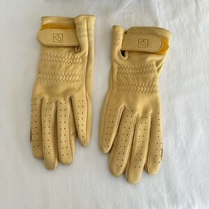 SSG Pro Show Riding Gloves Style 4500 | Yellow Deerskin | Size 7